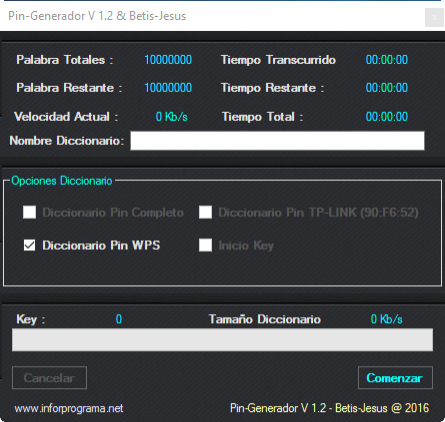 Pin-generador es un programa para windows